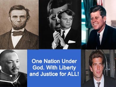 The father JFK done in front of the father Bush, the son JFK JR. done in front of the son Bush. confirmation or coincidence?